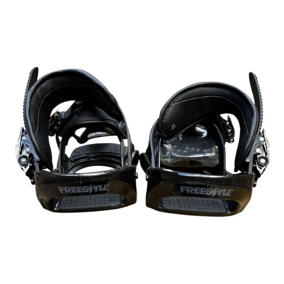 Burton Freestyle Mens Black Snowboard Bindings Sz M (8-11) Support 3 #252184001M - Picture 3 of 16